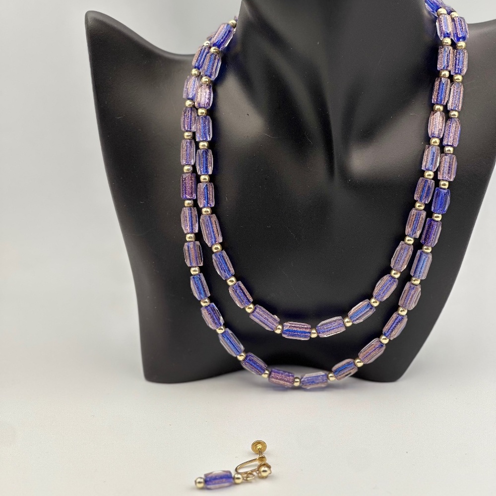 Sherman Necklace with matching earring